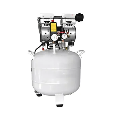 60 Liters Sound Less Dental Oil Free Air Compressor With 3HP Motor and 116 psi Max. Pressure
