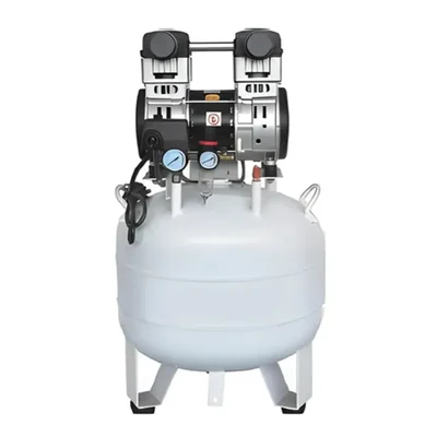 50 Litres Dental Oil Free Sound Less Air Compressor with 2 HP Motor, 116 psi Max. Pressure and 8.5 CFM Max. Flow