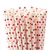 Designer 300pcs, Disposable Paper Drinking Straws for Parties, Cocktails and Weddings(Size-6mm)