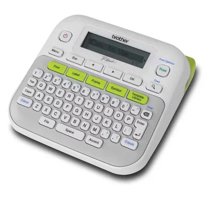 Brother 12mm TZe Tape QWERTY Desktop Digital Label Maker Printer Machine PT-D210