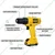 Dewalt 12V 10 mm Cordless Drill Driver With Battery & Charger, 1500 RPM (DCD700D2)