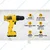 Dewalt 12V 10 mm Cordless Drill Driver With Battery & Charger, 1500 RPM (DCD700D2)