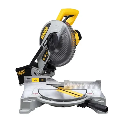 DEWALT 254 mm 1650 Watt Compound Mitre Saw With Cutting Blade & Accessories, 4600 RPM (DW714)
