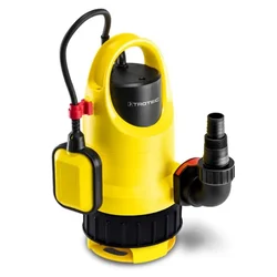 Heavy Duty 1.5Hp Single Phase PP Body Dewatering Sewage Pump, Suck Water Upto 2mm, 10m Max. Head - 1 Year Warranty