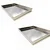 Pack of 2, 16.5X20.5 inch Dhokla Tray, Stainless Steel 304