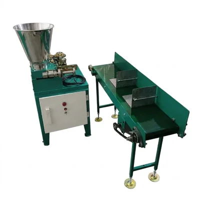 Premium Quality Automatic Dhoopbatti Double Cutter Conveyor Belt Machine High Speed Incense Making Machine