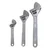 Premium Quality Diamond Adjustable Spanner 6" 8" 10" Single Sided Open End Wrench (Pack of 3)