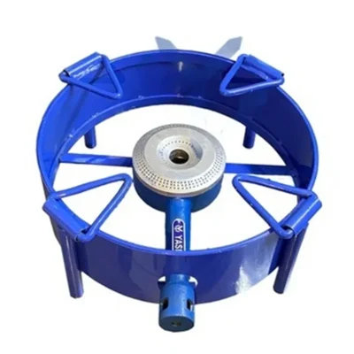 Round 15 x 15 x 8 Inch Diamond Gas Stove With Super Bottom Burner