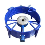 Bapa Round 15 x 15 x 8 Inch Diamond Gas Stove With Super Bottom Burner