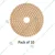 Surie Polex 4 inch Round Diamond Polishing Pads for Grinding & Polishing (5U1) - Pack of 10