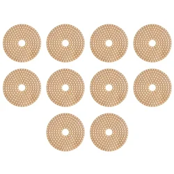 Surie Polex 4 inch Round Diamond Polishing Pads for Grinding & Polishing (5U1) - Pack of 10