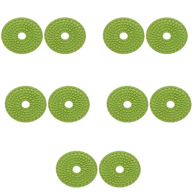 Surie Polex 4 inch Round Diamond Polishing Pads for Floor Polishing (6S1) - Pack of 10