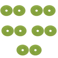 Surie Polex 4 inch Round Diamond Polishing Pads for Floor Polishing (6S1) - Pack of 10