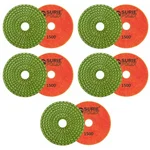 Surie Polex 4 inch Round Diamond Polishing Pads for Grinding & Polishing (7S1) - Pack of 10