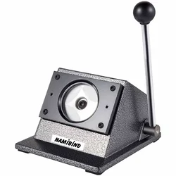 Namibind 44mm Round Badge Die Cutting Machine, Manual Circular Cutter for Button Badges, Stickers & Labels 