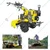 Kisankraft KK-IC-256D 5.36 HP Diesel Power Weeder with Center Rotary and Back Rotary, 247cc Engine For Agriculture