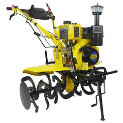 Kisankraft KK-IC-250D Diesel 5 HP Intercultivator/Power Weeder with Accessories 