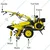 Kisankraft KK-SRT-910E. 8.5HP 406CC Agricultural Diesel Inter Cultivator