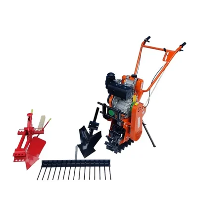 VIS Sammy-7000D 7HP 296 cc Diesel Engine Track Weeder with 3 Attachments