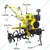 KisanKraft KK-IC-400D, 8.1 HP Diesel Power Weeder / Intercultivator For Agriculture