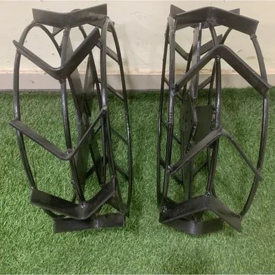 Surya Heavy Duty 2 Pcs of 16 inch Special Iron Wheel for 5 to 12 HP Petrol Power Tiller Without Tyre Holder