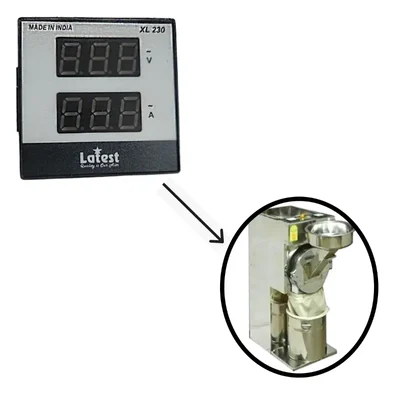 Digital AMP Meter For Fully-Automatic 2 in 1 Flour Mill/Pulverizer Machine