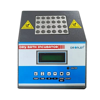 Droplet Laboratory Digital Dry Bath Incubator with 24 Test Tube Block for Quality Inspection Use in Laboratory