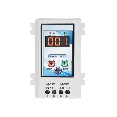 Heavy Duty Digital Cyclic Timer 24VDC, Electronic Timers for Fogger, Farming, Hydroponics & Irrigation