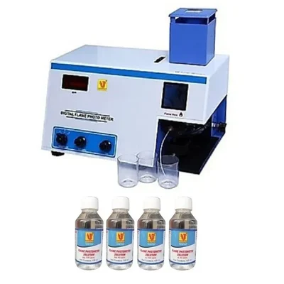 Lab Junction Digital Flame Photometer LJ-381 for Quantitative Determination of Sodium (Na) and Potassium (K) ions