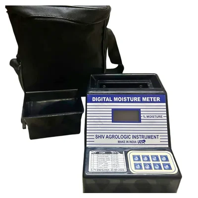 Shiv Agrologic Digital Grain Moisture Meter for Coffee ,Coriander ,Cumin ,Chana whole ,Cotton,Fennel Seeds & Other Seeds