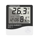 Labico -10°C to +50°C Digital Hygrometer Thermometer Humidity Meter Clock HTC-1