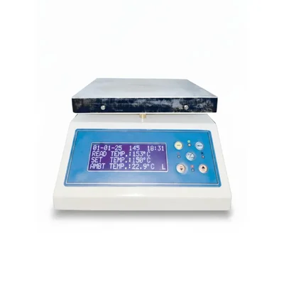 LuxMed LCD Display Laboratory Hot Plate Digital Magnetic Stirrer Temperature Control Scientific Lab Equipment