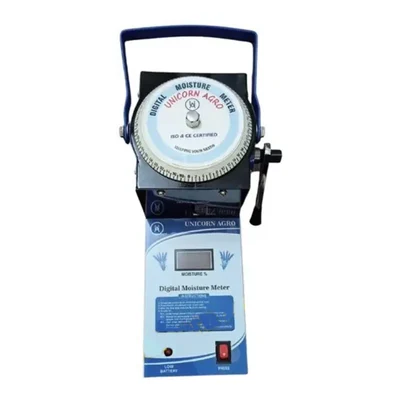 Unicorn Agro Digital Moisture Meter For Coffee Beans,Oats,Wheat, Sunflower,Melon | UA-001 | 1 Year Warranty