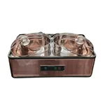 9 Litre Rose Gold Double Bowl(4.5L x 2 Bowls) Digital Electric Soup Pot