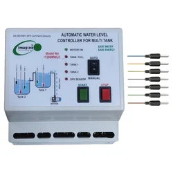 Imagine Technologies Fully Auto Water Level Controller for 2 Upper Tanks with 7 SS Sensors (IT280MWLC)-1 Year Warranty