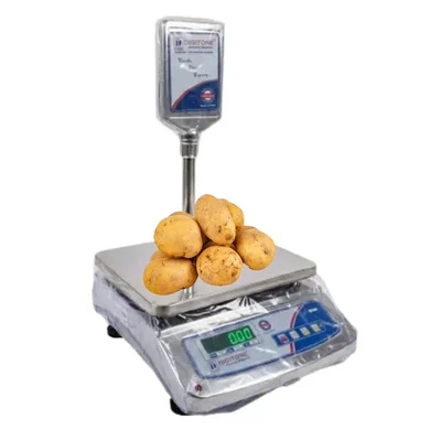 DIGITONE 30 kg SS Pole Table Top Weighing Scale, with 1 gm Accuracy (DGT 30/1)