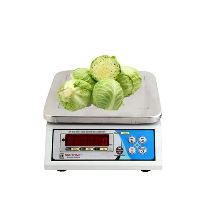 Digitone 30 kg Metal Table Top Weighing Machine, 175 x 325 mm Platform Size (DGT Nano)