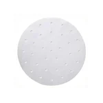 (Pack of 450 Pcs) Premium White Paper Sheet Perforated Dimsum Steamer Liners Non-Stick Heat Resistant For Bamboo Baskets