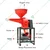 Disc Mill Crusher & Flour Mill/Pulverizer Machine with 3 HP Motor, 30-40 Kg/Hr Capacity