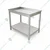 Vinayak Machine 45 X 24 X 34 inch Dish Landing Table with 1 Undershelf and Stainless Steel Body