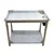 GBE 45 X 24 X 34 inch Dish Landing Table With 1 Undershelf and Stainless Steel Body for Commercial Use