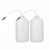 Bello 2pcs Polypropylene Wash Bottle of 500ml with Screw Cap and Flexible Tube for Dispensing Liquid