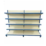 Premium Quality 5 x 2 Feet 5 Shelves Slotted Channel Display Rack - Set Of 2