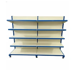 Premium Quality 5 x 2 Feet 5 Shelves Slotted Channel  Display Rack - Set Of 2
