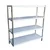 Stainless Steel 48x18x72 inch Display Shelves, 4 Trays
