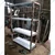 Stainless Steel 48x18x72 inch Display Shelves, 4 Trays