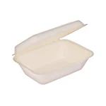 9x6 Inch Disposable Clamshell Box || 100% Biodegradable, Compostable, Ecofriendly
