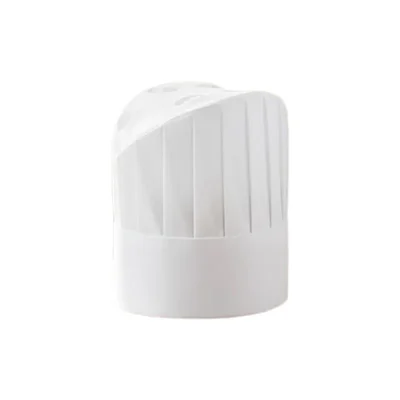 HORECA, 120 Pcs Disposable Cooking Chef Hat for Restaurant, Bakery, Catering and Home Use