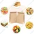 50Pcs,  1Kg Capacity 70 GSM Disposable Brown Multipurpose Usage Paper Bags for Shopping, Packaging