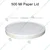 500 Pcs, 500 ml Disposable Paper Bowls with Lids